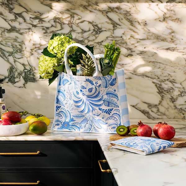 Palm Beach Blue Tote Bag