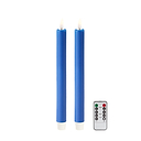 Siniset LED-kynttilät - 2 kpl