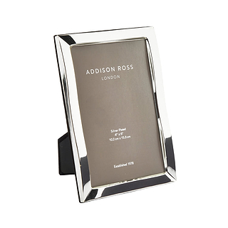 Silver Plate Wave Photo Frame