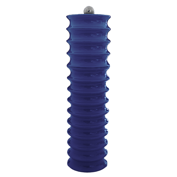 Navy Twister Salt and Pepper Mill