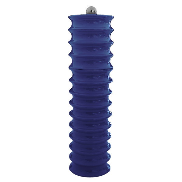 Navy Twister Salt and Pepper Mill