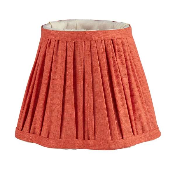 Orange Scallop Lampshade - 16cm