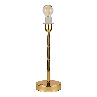 Bamboo Lamp Base Gold 30cm