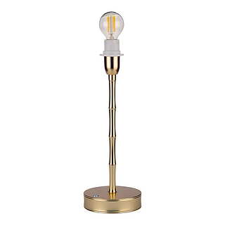 Bamboo Lamp Base Matt Gold 30cm