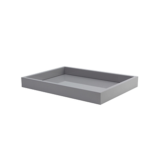 Chiffon Grey Small Lacquered Tray
