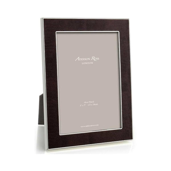 Coffee Snake & Silver Frame