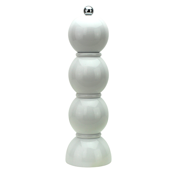 White  Bobbin Salt or Pepper Mill