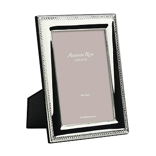 Silver Tooth Pattern Photo Frame