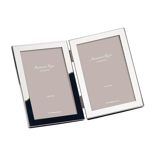 15mm Double Silver Frame with Squared Corners