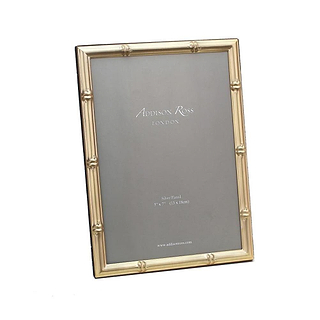Bamboo Matte Gold Photo Frame