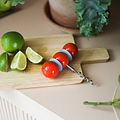 Bobbin Corkscrew Orange & Chambray