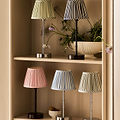 Chambray Striped Lampshade - 16cm
