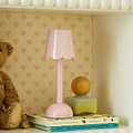 Pink Scallop Rechargeable LED Lamp
