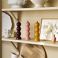 Mauve Bobbin Lacquer Salt or Pepper Mill