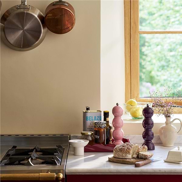 Mauve Bobbin Lacquer Salt or Pepper Mill