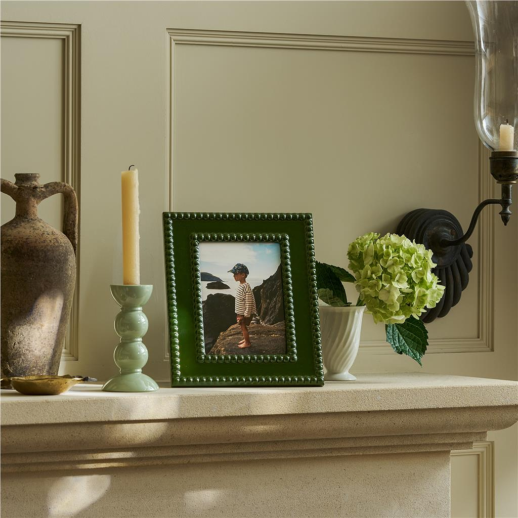 Khaki Bobbin Lacquer Photo Frame