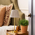 Herringbone Light Grey Empire Lampshade - 16cm