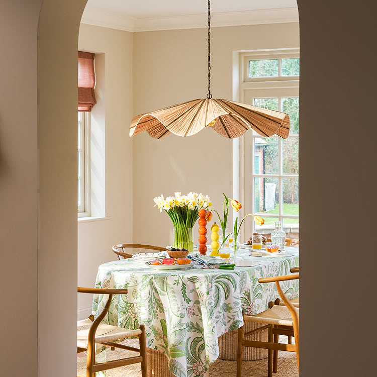Palm Beach Green Linen Tablecloth