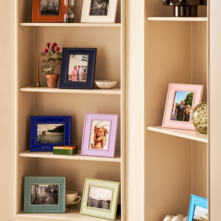 Cappuccino Bobbin Lacquer Photo Frame