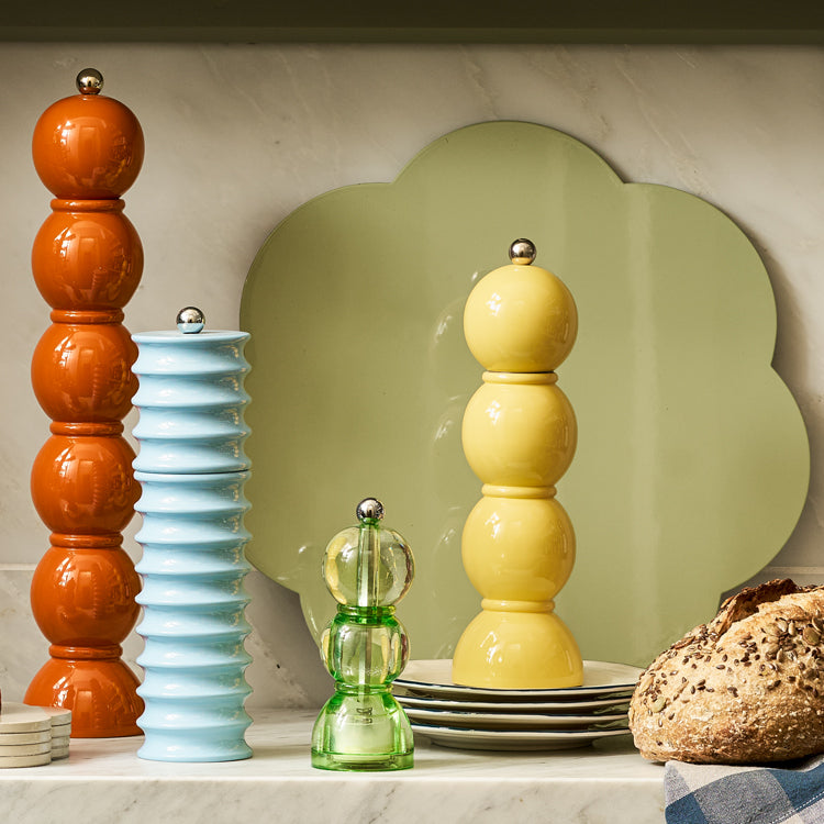 Periwinkle Twister Salt and Pepper Mill
