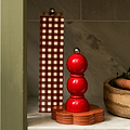 Red Mini Bob Salt or Pepper Mill