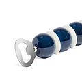 Navy & White Bobbin Bottle Opener