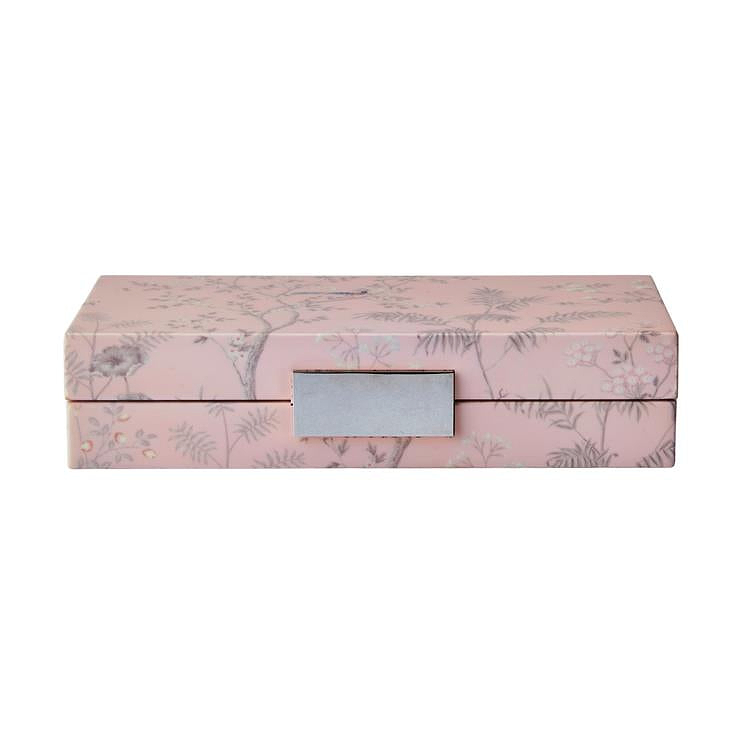 Pink Chinoiserie Box ezüsttel