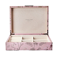 Large Pink Chinoiserie Box with Silver
