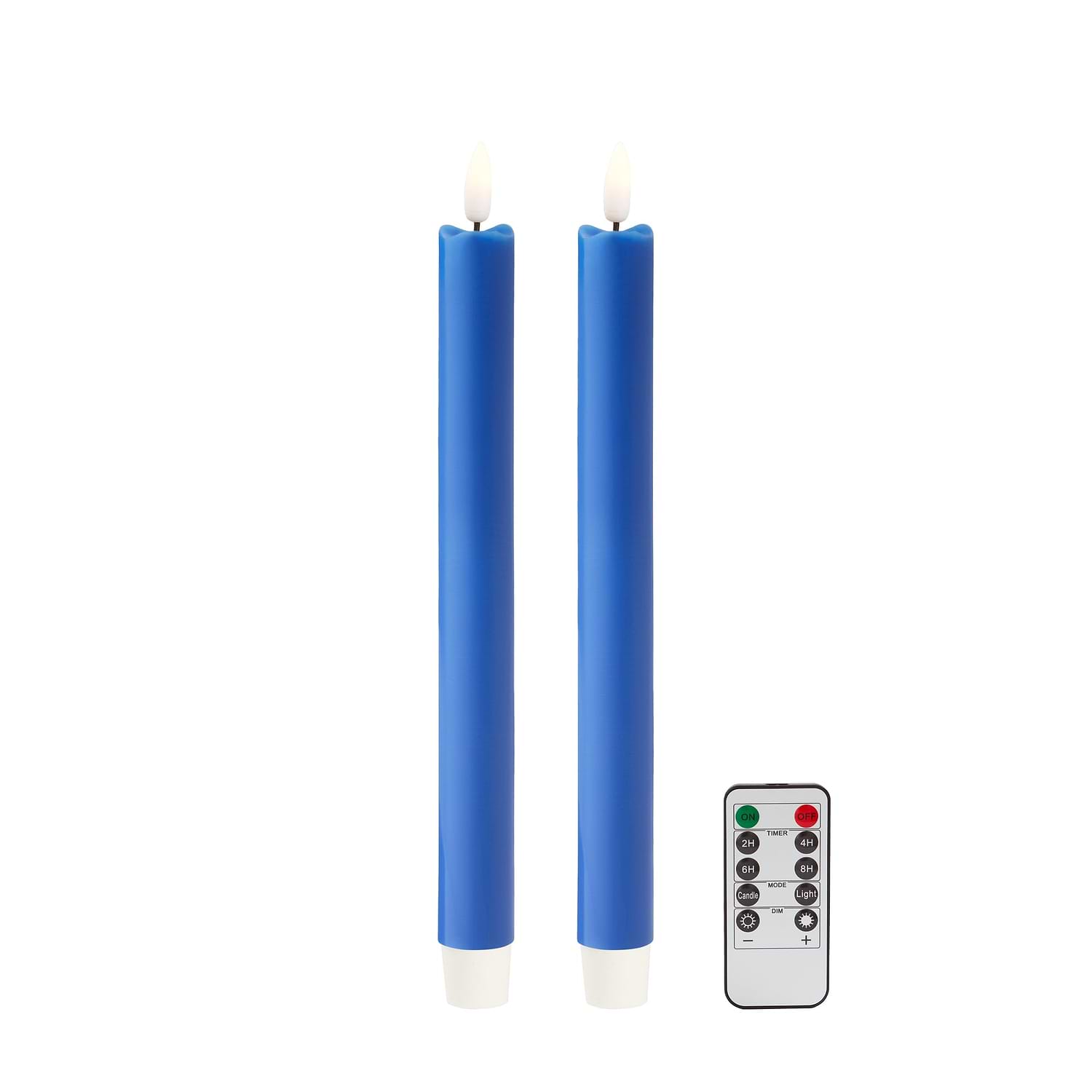 Blaue LED-Kerzen