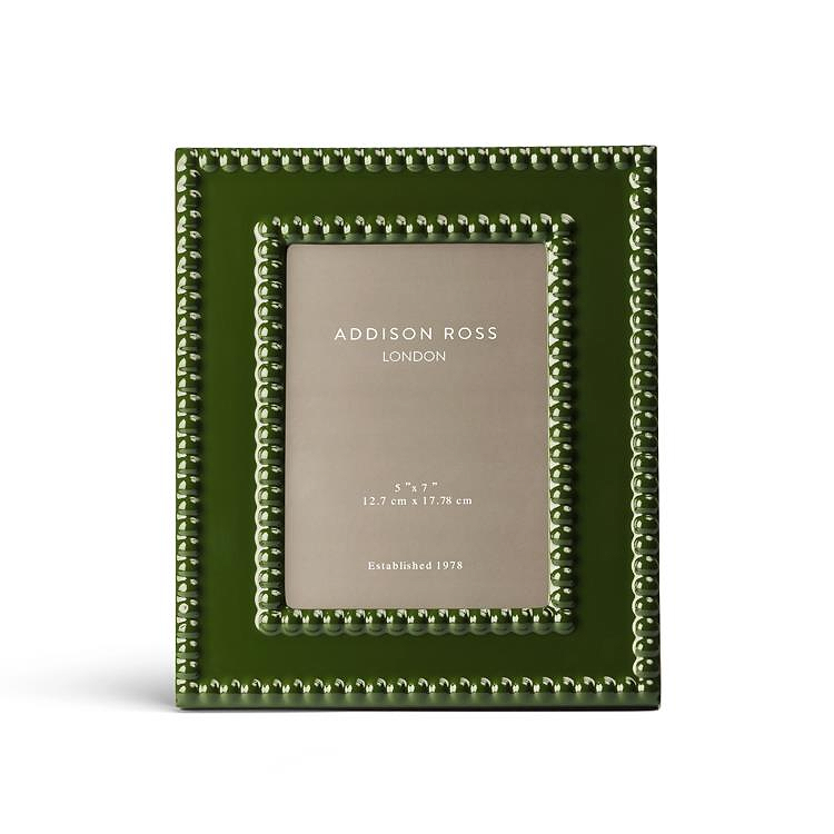 Khaki Bobbin Lacquer Photo Frame