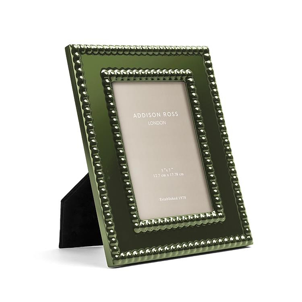 Khaki Bobbin Lacquer Photo Frame