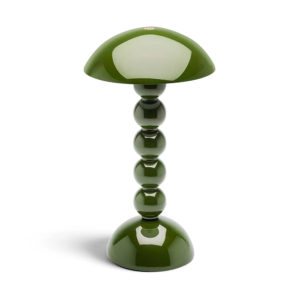 Khaki Lacquer Rechargeable Bobbin LED Lamp