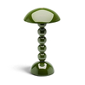 Khaki Lacquer Rechargeable Bobbin LED Lamp