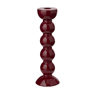 Tall Cherry Bobbin Candlestick - 24cm