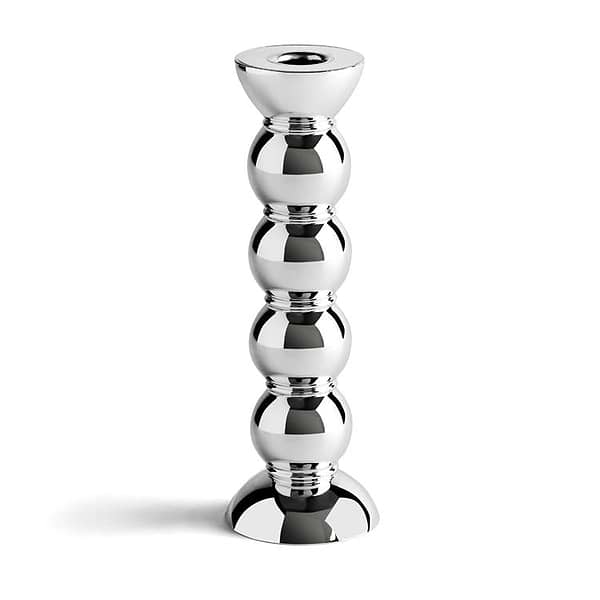 Bougeoir Bobbin chromé 23cm