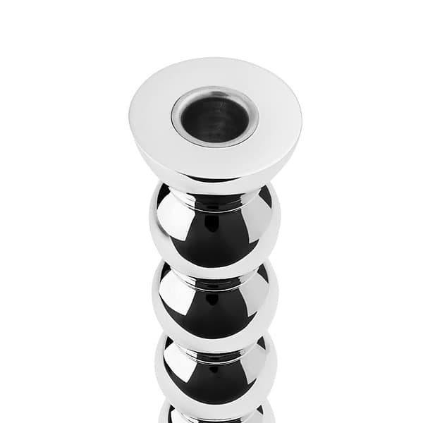 Bougeoir Bobbin chromé 23cm