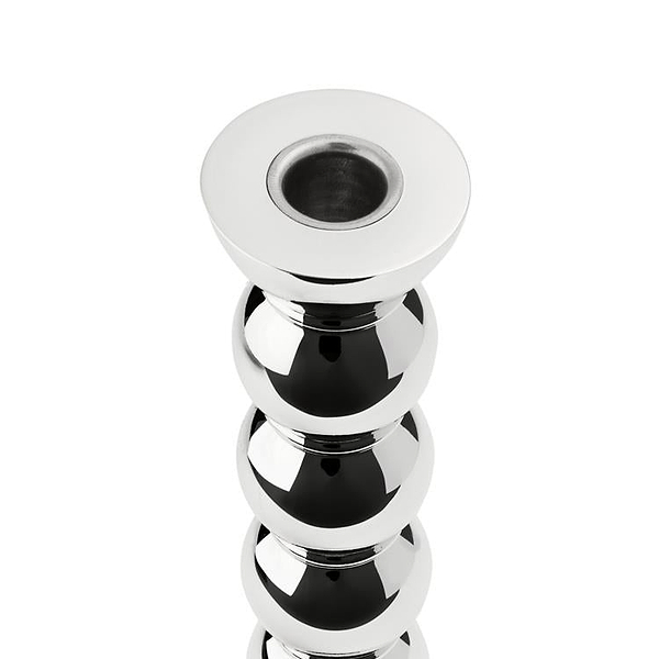 Bougeoir Bobbin chromé 23cm