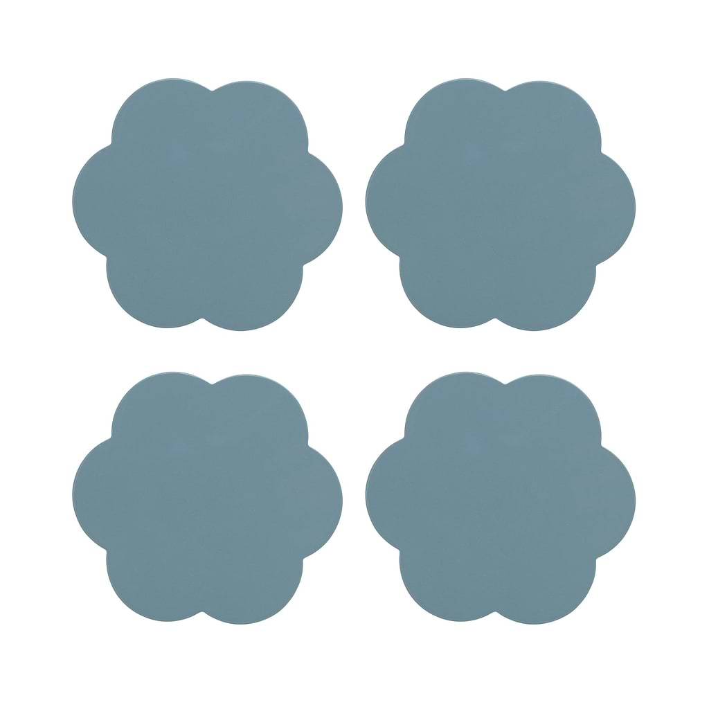Chambray Blue Coasters – Set of 4