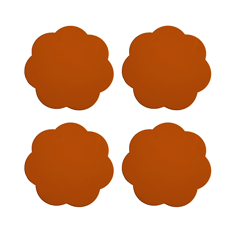 Orange Coasters – Set of 4