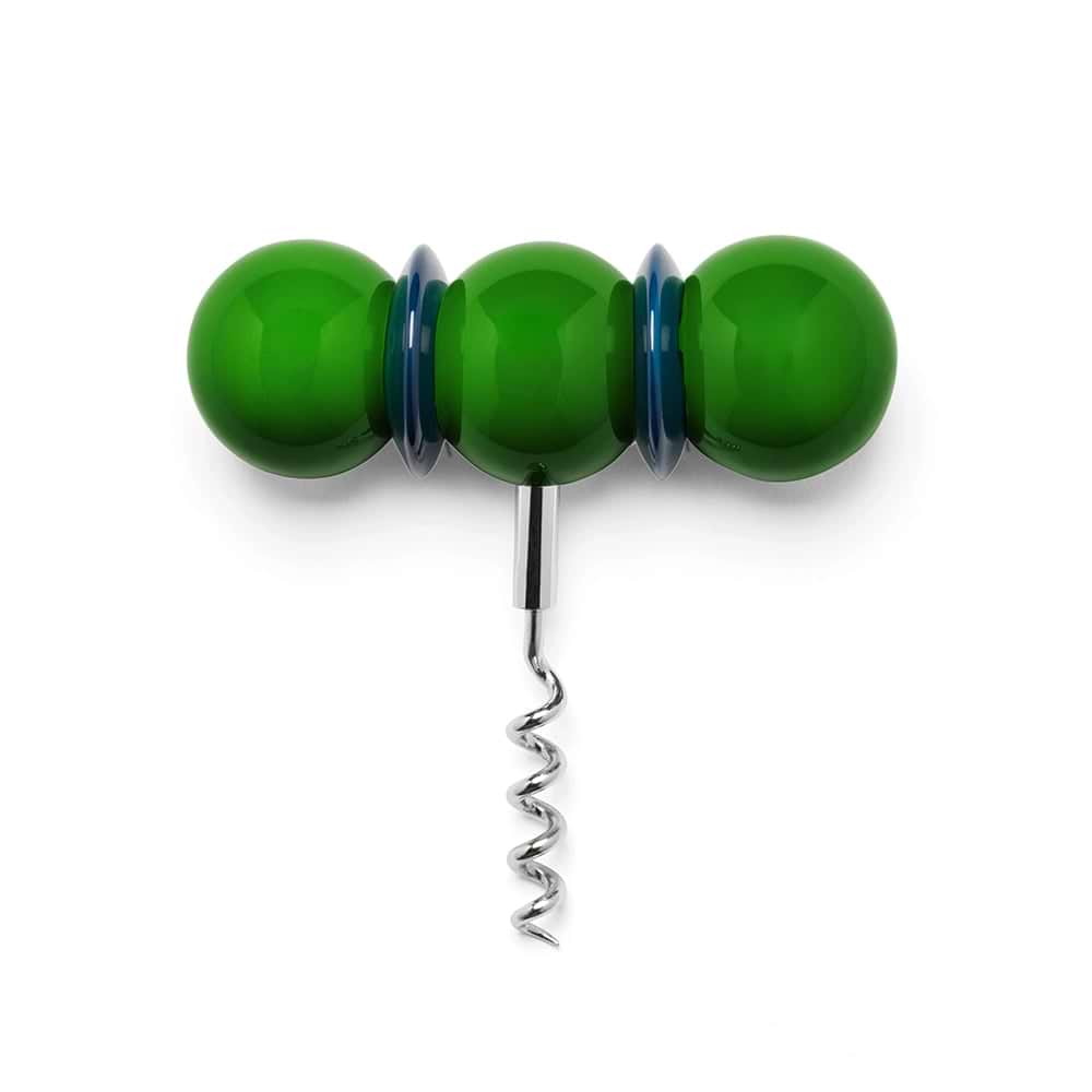 Bobbin Corkscrew Leaf Green & Navy