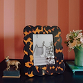 Tortoiseshell Scalloped Photo Frame