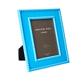 Aqua Bobbin Lacquer Photo Frame