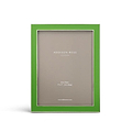 Leaf Green Enamel & Silver Frame