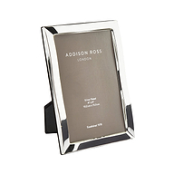 Silver Plate Wave Photo Frame