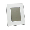 White & Silver Enamel Studio Photo Frame