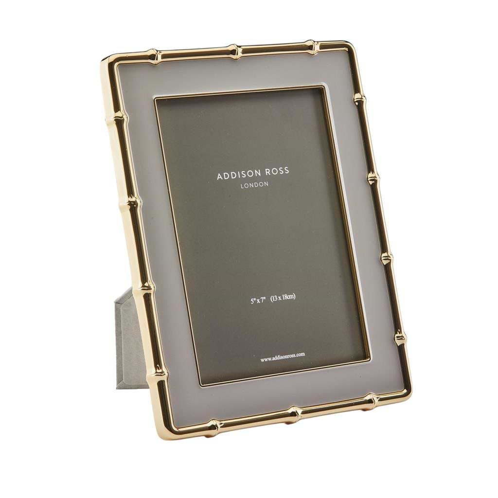 Chiffon & Gold Bamboo Enamel Photo Frame