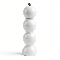 White  Bobbin Salt or Pepper Mill