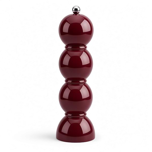 Kirschrotes Bobbin-Salz- oder Pfeffermühlen
