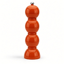Orangefarbene Salz- oder Pfeffermühle