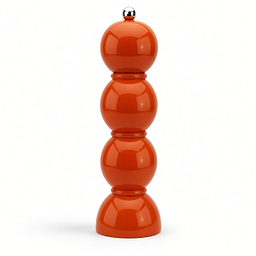 Orange  Bobbin Salt or Pepper Mill